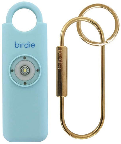 She’S Birdie–The Original Personal Safety Alarm for Women by Women–130Db Siren, Strobe Light and Key Chain in 5 Pop Colors (Aqua)