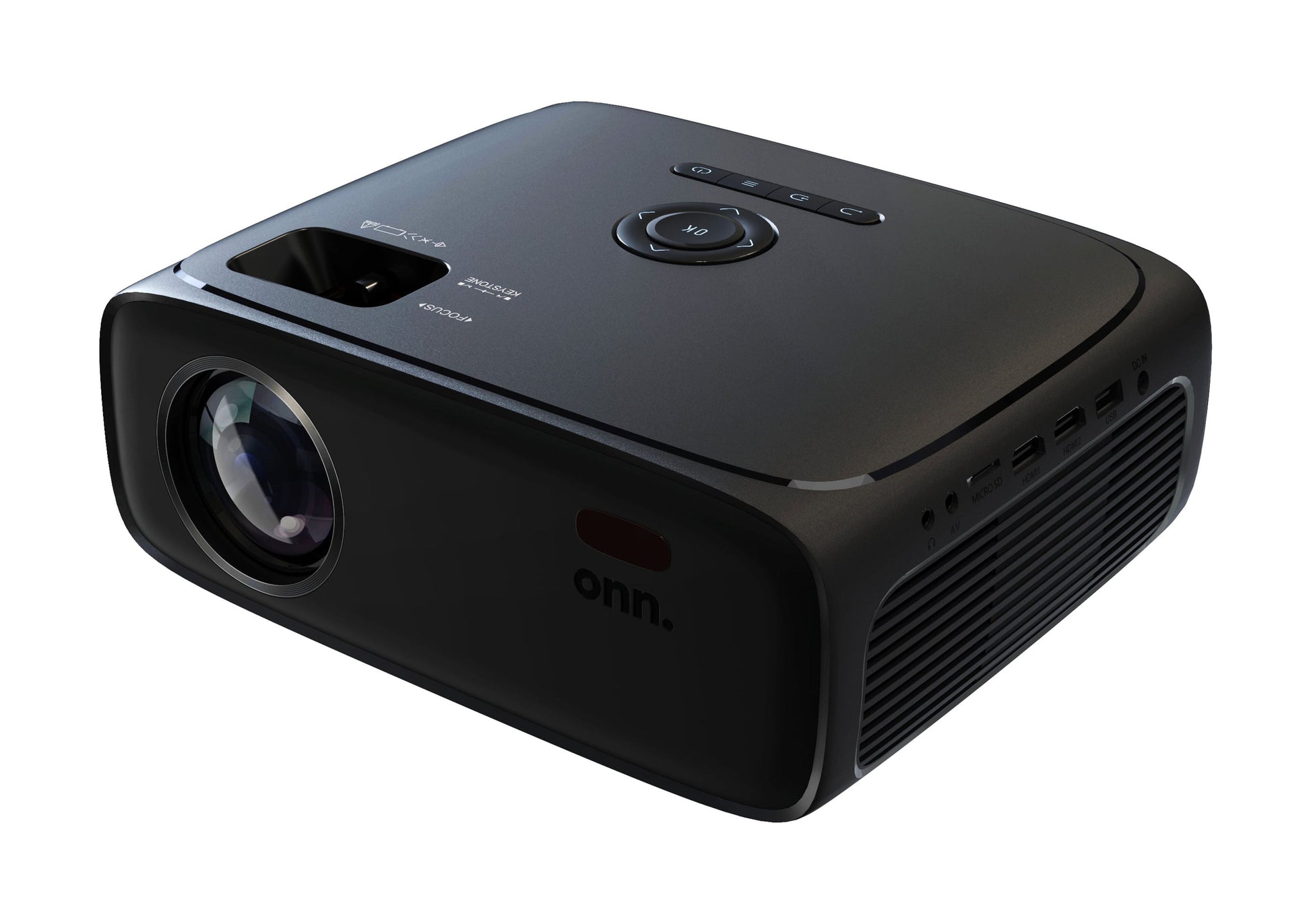 720P HD LCD Home Theater Projector with 6' HDMI Cable, Black, 100096801