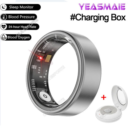 2024 for XIAOMI SAMSUNG Smart Ring Men Women Heart Rate Blood Oxygen Monitor IP68 & 5ATM Waterproof Smartring Multi-Sport Mode