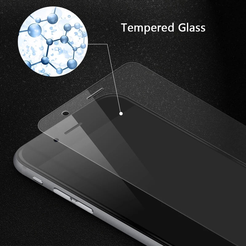 2/4PCS Screen Protector for  16 Tempered Glass for  16 plus 16 Pro Max Full Glue Cover Protector Glass for  16