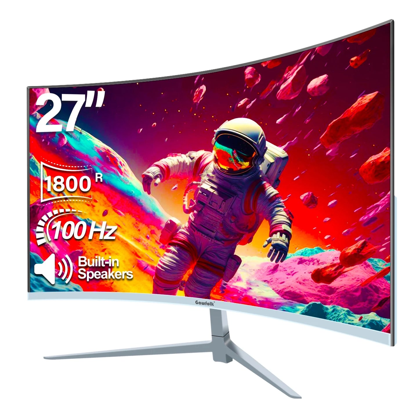 34-Inch Curved Ultrawide Gaming Monitor 165Hz 1500R WQHD 3440X1440 Freesync Adjustable Stand